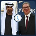 Vučić sa bin Zajedom o situaciji na Bliskom istoku i unapređeju odnosa Srbije i UAE