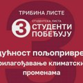 Danas u Žitištu tribina Studentske liste: O budućnosti poljoprivrede i prilagođavanju klimatskim promenama Studenti u Žitištu…