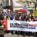 Protest nastavnika u Zagrebu zbog propisa vlade o koeficijentima
