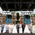 Традиционална манифестација у центру Београда: Венчало се 12 парова из целе Србије ФОТО