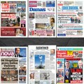 Naslovne strane današnjih novina: Prelistavanje štampe za subotu, 11. oktobar 2025. godine