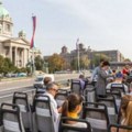 Svim danima u nedelji sem ponedeljka: Razgledanje Beograda otvorenim autobusom u dva termina dnevno