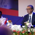 Vučić razgovara sa zvaničnicima zemalja Pokreta nesvrstanih (foto)
