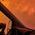 Dramatičan snimak iz Dalmacije, Hitna kroz plamen juri u pomoć vatrogascu