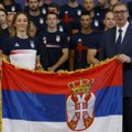 Vučić uručio zastavu sportistima Srbije koju će nositi na OI: "Videćete, meč sa SAD će oboriti sve rekorde"