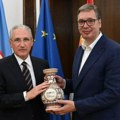 "Odličan razgovor sa ministrom Babajevim" Predsednik Vučić se sastao s ministrom ekologije Azerbejdžana