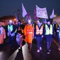 Studenti iz nekoliko mesta idu ka Kragujevcu: Protest u Beogradu, centralne ulice blokirane za saobraćaj (foto, video)