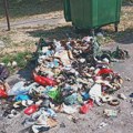 Radnici JKP „Čistoća i zelenilo“ Zrenjanin danas na Bagljašu zatekli izgoreli, plastični kontejner Nemar ili namera !?