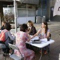 Studenti u blokadi danas nastavili da prikupljaju potpise za izbornu listu