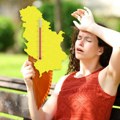 Tropske temperature u Srbiji: U ovom gradu je bilo najtoplije danas u 13 sati
