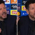 "Odgovorite mi na pitanje, čega se plašite?": Čolo Simeone pobesneo i postrojavao novinare posle Reala