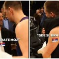 "Gde si brate moj!" Najbolji sa najboljim - Novak Đoković i Nikola Jokić zagrljeni u Los Anđelesu (video)
