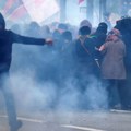 U Francuskoj neredi nakon što Nacionalno okupljanje vodi na parlamentarnim izborima