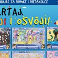 Izabrani dobitnici nagrada na četrnaestom likovnom konkursu "Nacrtaj, oboji i osvoji!": Više desetina hiljada mališana poslalo…