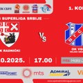 Radnički dočekuje Veliko Gradište na startu BPŠ Superlige Srbije