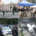 Nova okupljanja ispred Skupštine: Policija raspoređena između dve grupe, blokiran saobraćaj