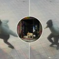 Demoliran Prajd centar u Beogradu! Objavljen snimak napada, maskirani muškarac šutira izlog lokala (video)