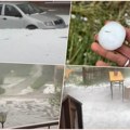 Strašno nevreme pogodilo deo evropske države: Grad veličine teniske loptice tukao bez milosti, olujni vetar nosio sve pred…