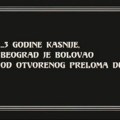 Stani, stani, Ibar vodo