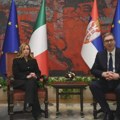 Vučić sa Meloni u Beogradu: Zahvalnost Italiji na suštinskoj podršci evropskim integracijama Srbije
