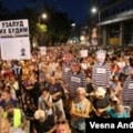 Mediji i prosveta u fokusu sedamnaestog protesta 'Srbija protiv nasilja' u Beogradu