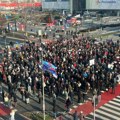 Novosadski studenti blokirali raskrsnicu kod TC Promenada, sednica Skupštine odložena