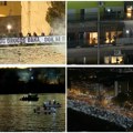 BLOG UŽIVO Nepregledna kolona ljudi na Keju održala 16 minuta tišine, sa čamaca pušteno 16 lampiona