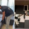 Opasni "škaljarac" uhvaćen preko računa za struju: Krio se u stanu Rusa, objavljen snimak hapšenja