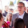(Foto) Vučić u Lapovu: Uložićemo tri miliona evra u vodovod i kanalizaciju