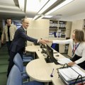 Premijer Macut posetio centralu Banke Poštanska štedionica u Beogradu