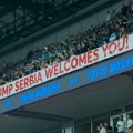 Donald Tramp oduševljen Srbijom! Podelio snimak iz Beogradske arene, transparent zapalio mreže! (foto)