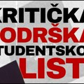 Kritička podrška Studentskoj listi