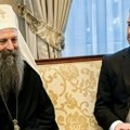 Predsednik Crne Gore posetu Srbiji završio susretom sa patrijarhom Porfirijem