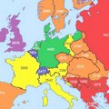 Objavljena mapa Evrope: Preko Srbije piše 1.565, Hrvatske 2.124, a BiH 1.539