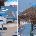 Roj pčela okupirao plažu na poznatom letovalištu: Turisti u strahu, zabeležen neverovatan snimak