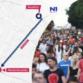 (MAPA) Promenjena ruta sedmog protesta „Srbija protiv nasilja“ 17.juna