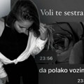 Srpska pevačica objavila poruku koju joj je poslao brat koji je poginuo: "Ti si mi sve, hvala ti što mi pričaš da polako…
