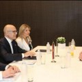 Vučević se u Atini sastao sa Lajčakom Premijer na Međunarodnoj konferenciji “Mir i održivi razvoj”