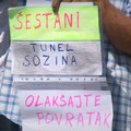 Meštani blokirali saobraćaj kod tunela Sozina, traže besplatan prolazak kroz tunel