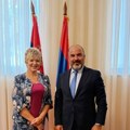 Elvira Kovač sa ambasadorom Kipra o dijalogu Beograda i Prištine