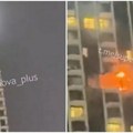 Dron se zabio u luksuznu zgradu: Dramatičan snimak iz Dubaija, vatra buknula u minuti (video)