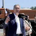 Vučić obišao završne radove na putu između Gornjih i Donjih Sinkovaca: Ulaganje od 1,2 miliona evra za razvoj juga Srbije