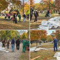 Velika akcija čišćenja Pionirskog parka: "Srbi su se složili", "Potrebno je čišćenje celog društva"