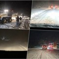 Sneg pravi kolaps Dramatične scene na putevima u Srbiji: Nanosi i do pola metra, evo gde je najdramatičnije (video/foto)