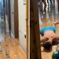 Mladići iz Srbije napravili klizalište od apartmana na Malti: Snimak postao viralan, a onda im je stigao račun za haos