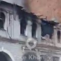 Raznesen vrtić! Rusi Šahedima pogodili objekat: Stravične scene iz Harkova, bukte požari (video)