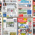 Naslovne strane današnjih novina: Prelistavanje štampe za ponedeljak, 27. jul 2026. godine
