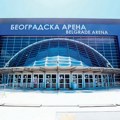 Postavljanje natpisa „Beogradska arena” na hali u Novom Beogradu