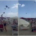 (Video) Apokalipsa u Italiji, tornado nosi sve pred sobom! Turisti u panici bežali sa plaže, vetar napravio potpuni haos