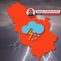 Oluja iz Crne Gore tutnji ka Srbiji, sklanjajte se sa ulica: Najintenzivnija grmljavina zahvatiće ove predele